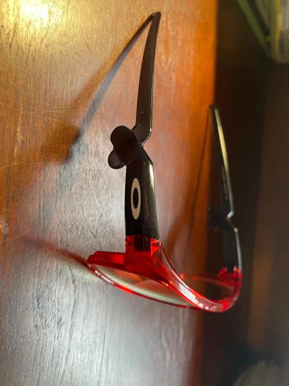 Yellow lens, Red frame Oakley gaming glasses
